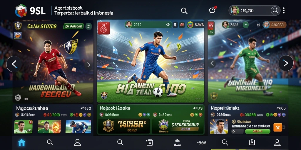 Tampilan gameplay menarik dari aplikasi Sportsbook 9SL.