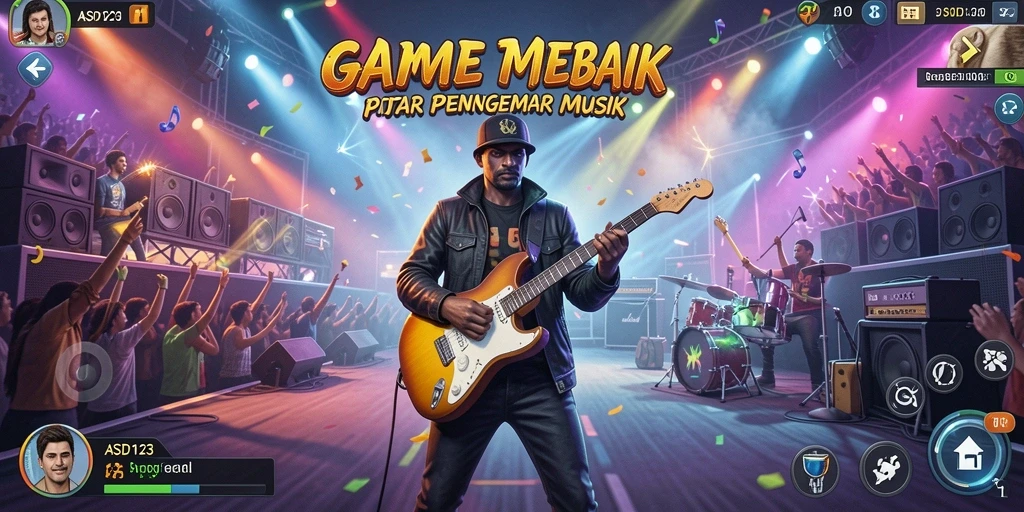 Tampilan gameplay yang menarik dan interaktif di ASD123.