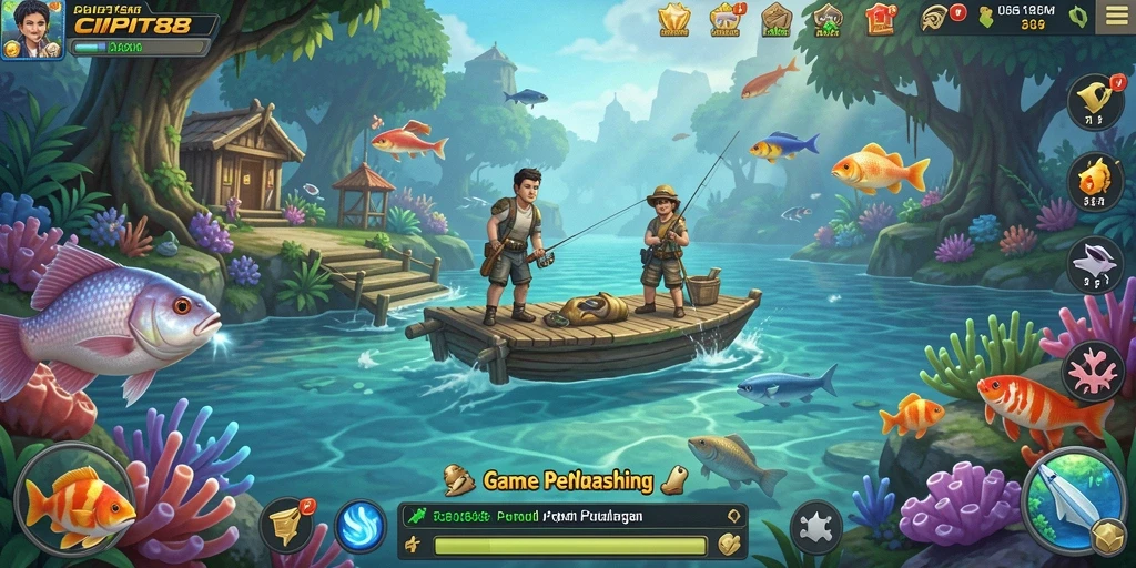 Gameplay seru CIPIT88 dengan pengalaman memancing yang imersif.
