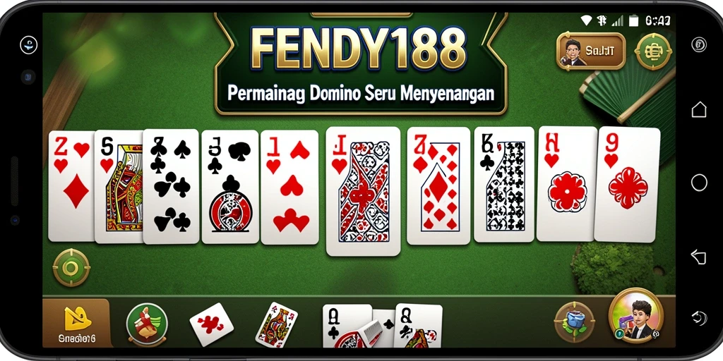 Tampilan menarik dari permainan Domino di FENDY188.