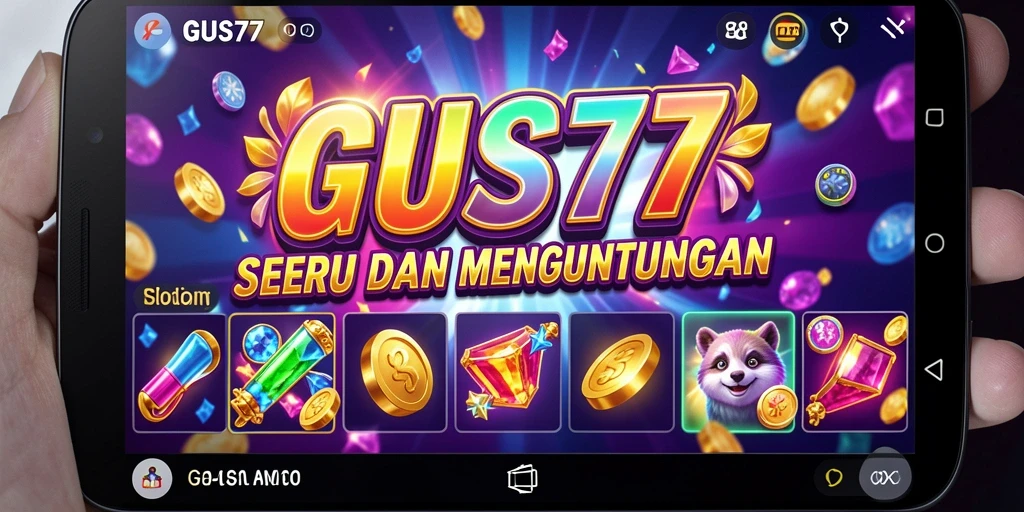 Tampilan gameplay GUS77 yang menarik dan penuh warna.