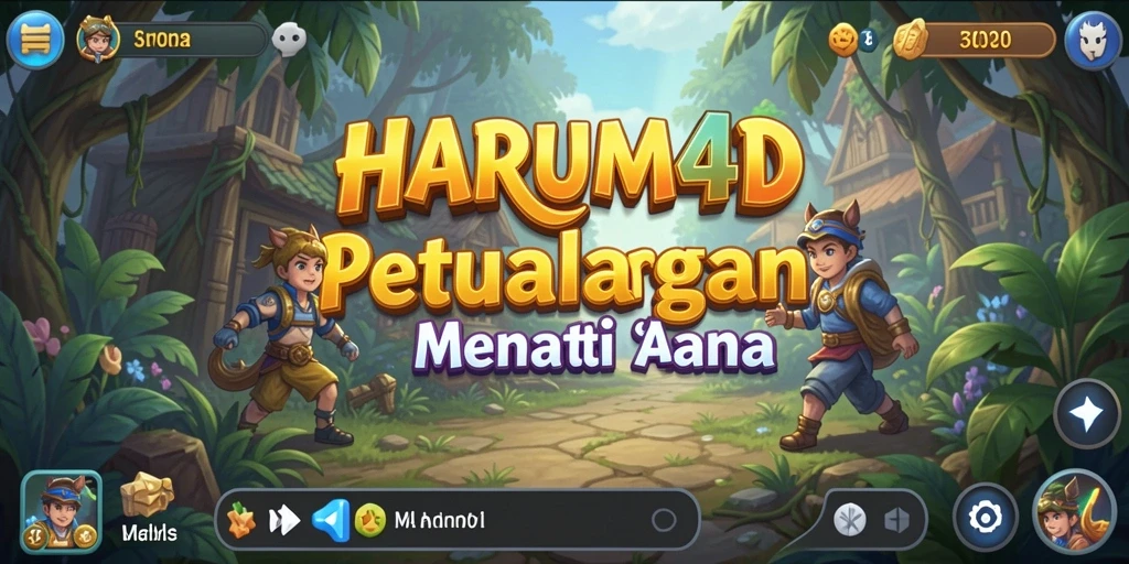 Tangkapan layar menunjukkan aksi seru dalam gameplay HARUM4D.