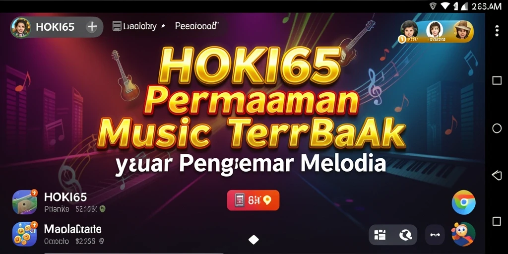 Tampilan gameplay HOKI65 yang penuh warna dan interaktif.