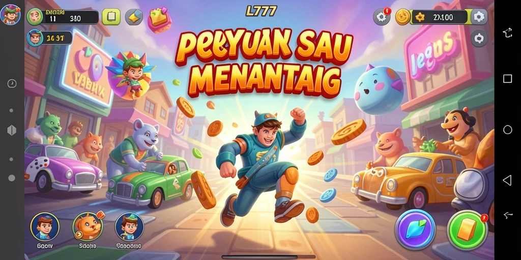 Screenshot gameplay L777 menampilkan aksi seru dalam permainan Arcade.