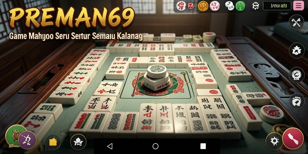 Screenshot PREMAN69 menunjukkan gameplay Mahjong yang menarik dan penuh tantangan.