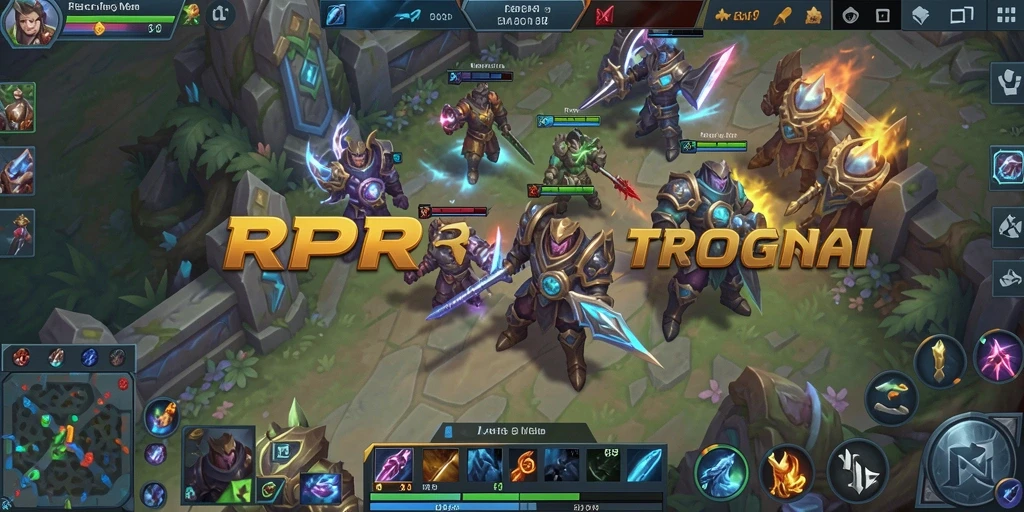 Gameplay seru dan strategi dalam RPRR di arena MOBA.