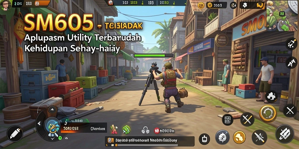 Tampilan antarmuka SM605 yang intuitif dan fungsional.