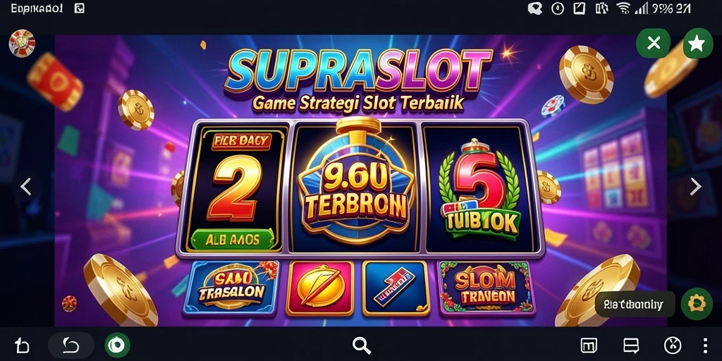 Tampilan menarik dari gameplay SUPRASLOT yang penuh strategis.