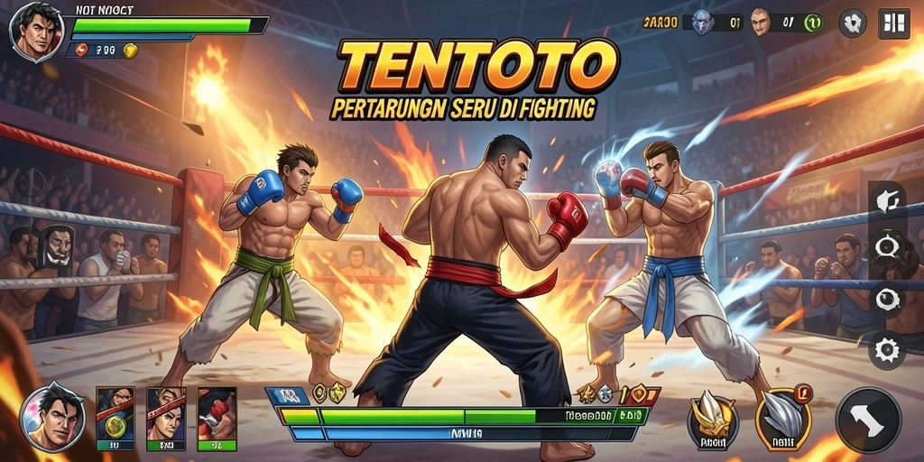 Menggambarkan pertempuran menegangkan di TENTOTO.