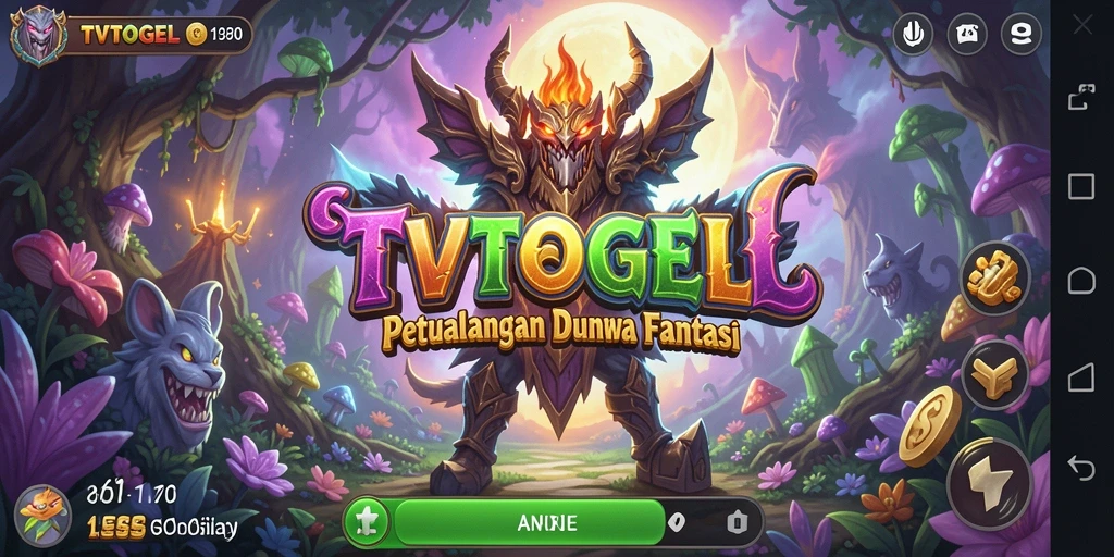 Screenshot gameplay TVTOGEL dengan elemen petualangan yang mendebarkan.