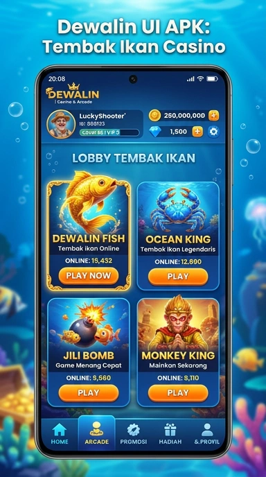 Proses unduh aplikasi dewalin yang cepat dan mudah.